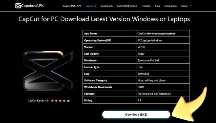 Download CapCut on a PC Without Emulator